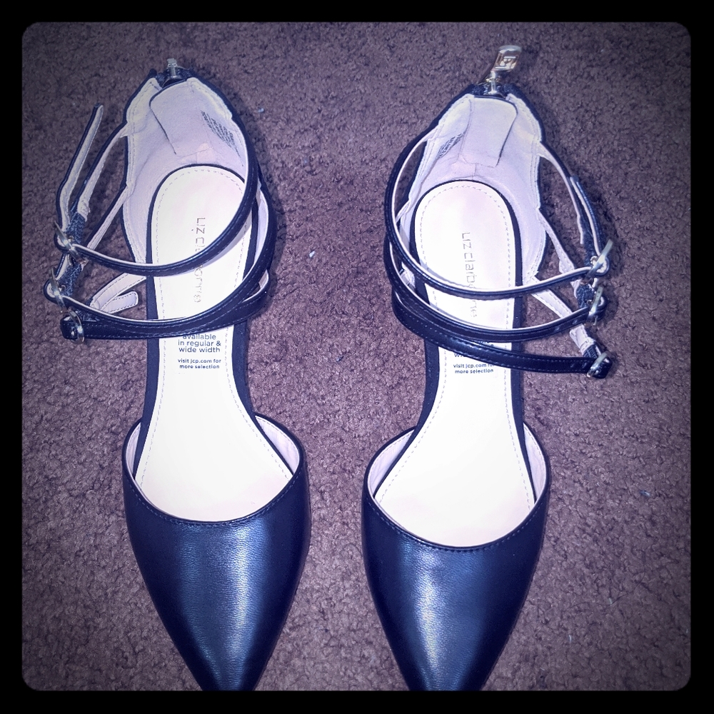 Black Triple Strapped Heels